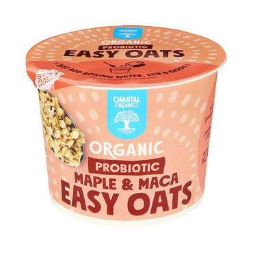 Chantal Organics Organic Probiotic Maple and Maca Easy Oats 65g